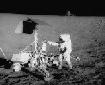 Surveyor-3 with a distant Apollo-12: Image - NASA