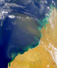 Dust cloud over NW Australia: NASA satellite image